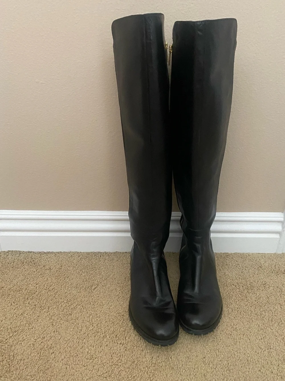 Michael Kors Leather & Stretch Boot